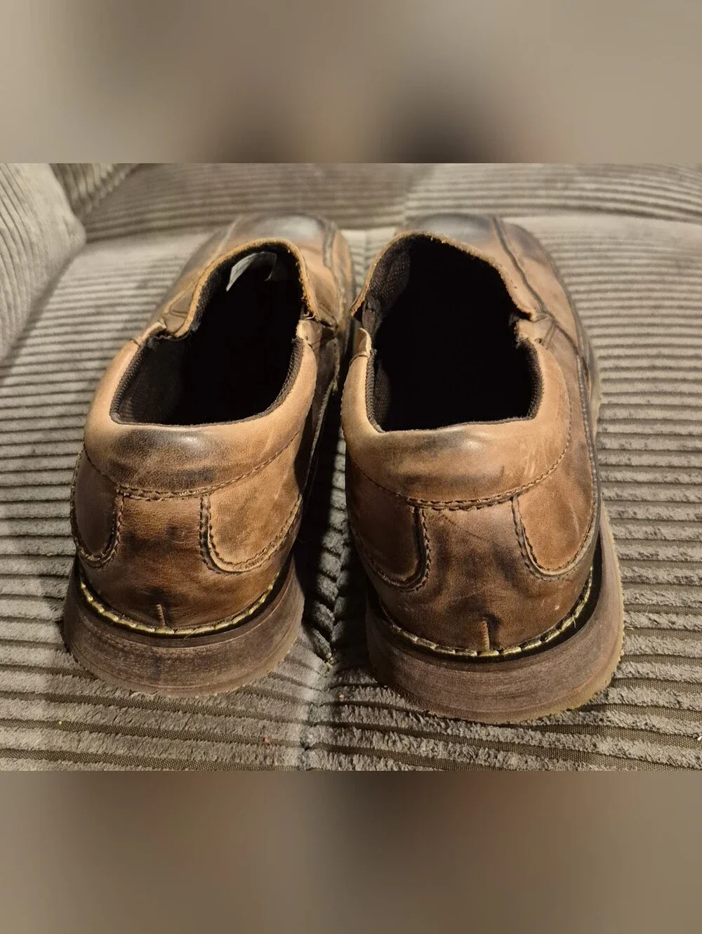 Bed Stu Men's Brown Leather Loafers Size 10
